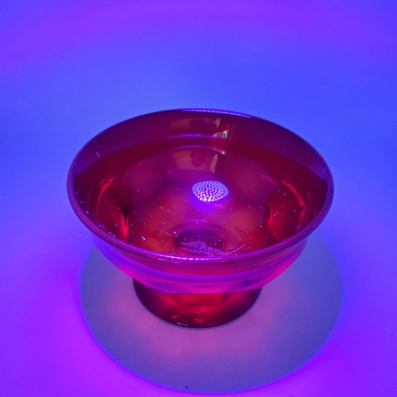 Viking Georigan Ruby Red Champagne/Sherbet Glasses, set of 9 - Picture 5 of 5